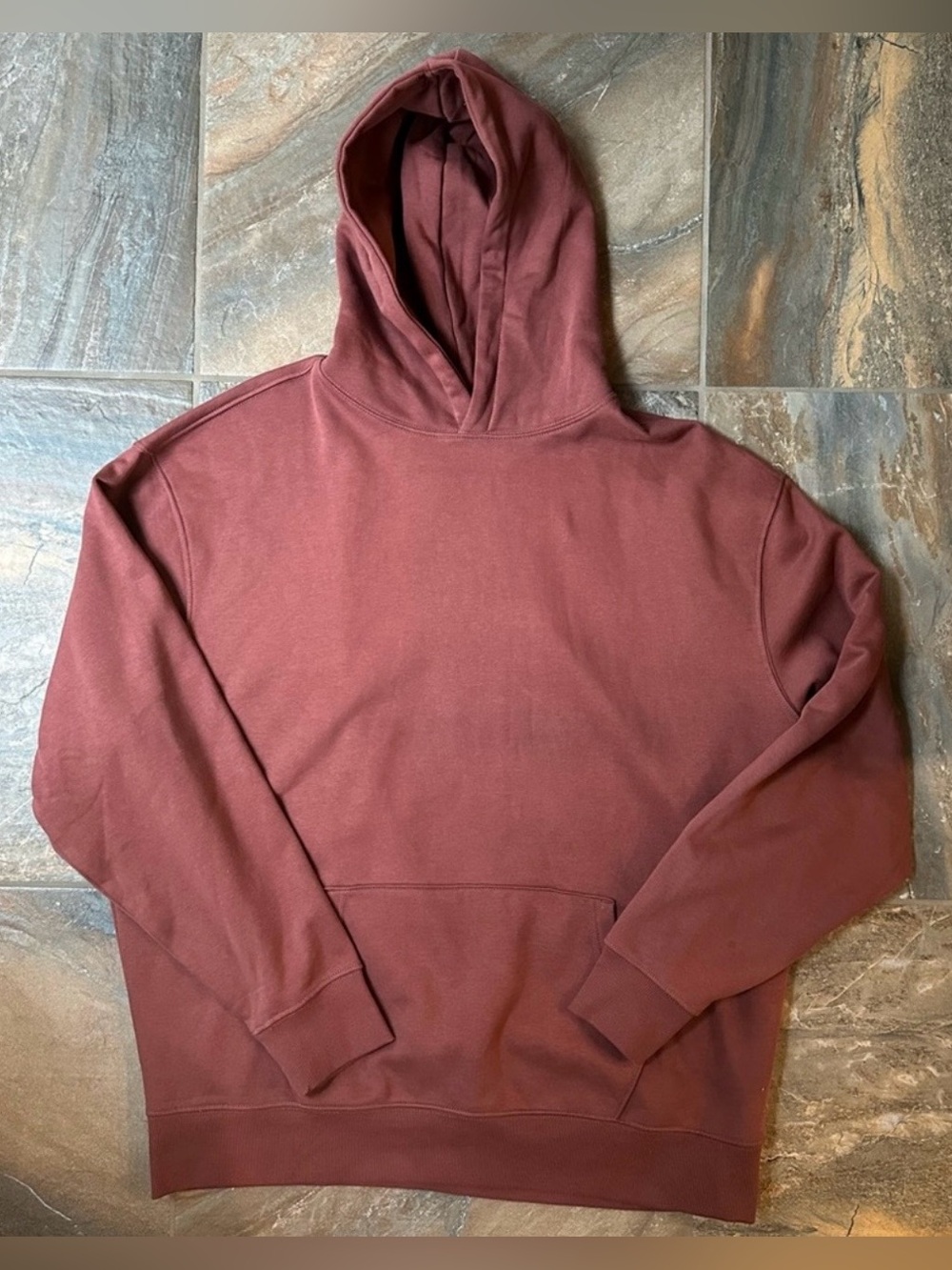 Old Navy Rotation Popover Hoodie Men's Size XXL Tall Molasses Candy